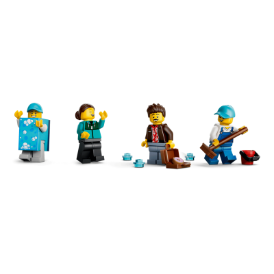 Lego City 60497 Autolavaggio drive-in con 2 Modellini di Auto Funzione di Lavaggio e 4 Minifigure con Accessori