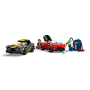 Lego City 60497 Autolavaggio drive-in con 2 Modellini di Auto Funzione di Lavaggio e 4 Minifigure con Accessori
