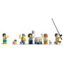 Lego City 60506 Tram classico della spiaggia con Binari Scena di Strada 5 Minifigure e 5 Animali