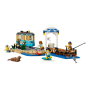 Lego City 60506 Tram classico della spiaggia con Binari Scena di Strada 5 Minifigure e 5 Animali