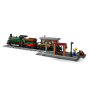 Lego City 60511 Treno a vapore vintage con Stazione Binari Cabina di Comando Segnale di Stop e 5 Minifigure