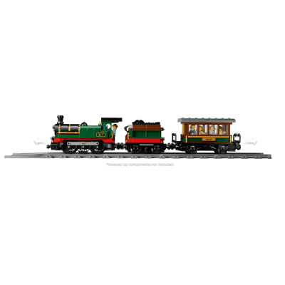 Lego City 60511 Treno a vapore vintage con Stazione Binari Cabina di Comando Segnale di Stop e 5 Minifigure