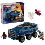 Lego Marvel 76349 Spider-Man: Inseguimento del trasportatore di detenuti con Macchina Blindata e 4 Minifigure