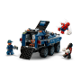 Lego Marvel 76349 Spider-Man: Inseguimento del trasportatore di detenuti con Macchina Blindata e 4 Minifigure