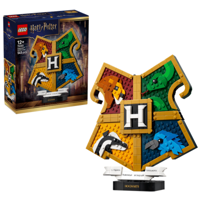 Lego Harry Potter 76462 Stemma della Casa di Hogwarts™ Wall Art 3D con Animali