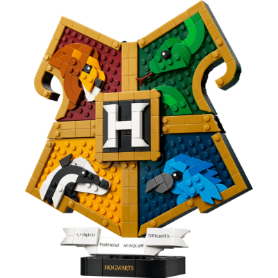 Lego Harry Potter 76462 Stemma della Casa di Hogwarts™ Wall Art 3D con Animali