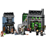 Lego Harry Potter 76471 Negozi di magia di Notturn Alley con 8 Minifigure e Patronus da Collezione