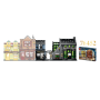 Lego Harry Potter 76471 Negozi di magia di Notturn Alley con 8 Minifigure e Patronus da Collezione