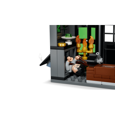 Lego Harry Potter 76471 Negozi di magia di Notturn Alley con 8 Minifigure e Patronus da Collezione
