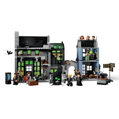 Lego Harry Potter 76471 Negozi di magia di Notturn Alley con 8 Minifigure e Patronus da Collezione