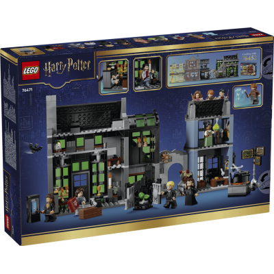 Lego Harry Potter 76471 Negozi di magia di Notturn Alley con 8 Minifigure e Patronus da Collezione