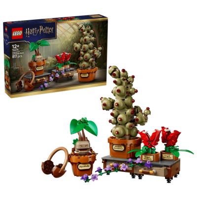 Lego Harry Potter 76474 Piante di erbologia di Hogwarts™ con Piante Finte e Fiori in Vaso