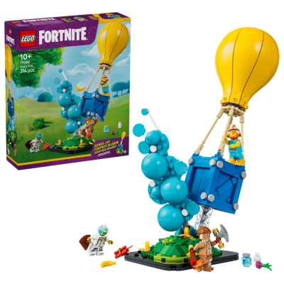 Lego Fortnite 77080 Consegna di rifornimenti con Minifigure di Pescesecco Leviatano e Artigliere con Accessori