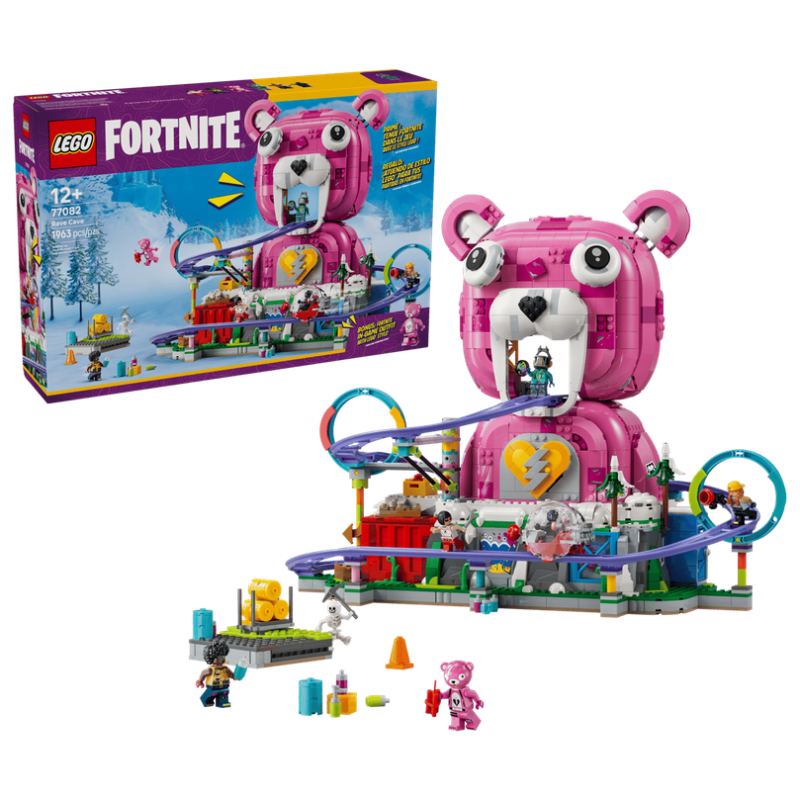Lego Fortnite 77082 Tana Strana con Modello di Parco Giochi e 6 Minifigure