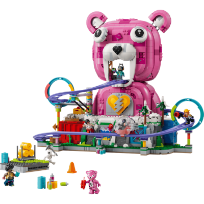 Lego Fortnite 77082 Tana Strana con Modello di Parco Giochi e 6 Minifigure