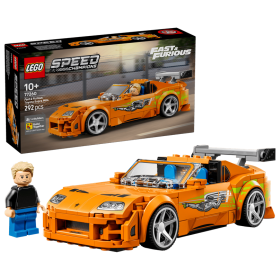 Lego Speed Champions 77260 The Fast and The Furious Toyota Supra MK4 con Minifigure di Bryan O'Conner