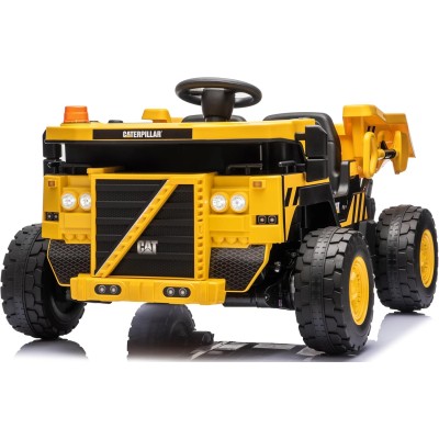 Camion Ribaltabile Elettrico per Bambini 2 Posti 24V CAT Caterpillar