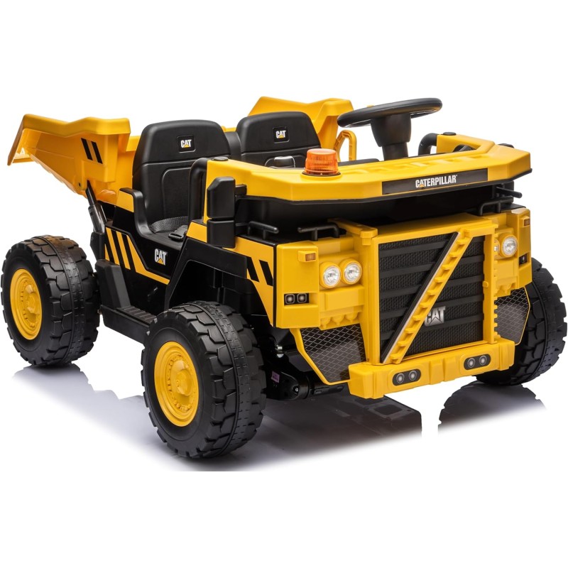 Camion Ribaltabile Elettrico per Bambini 2 Posti 24V CAT Caterpillar