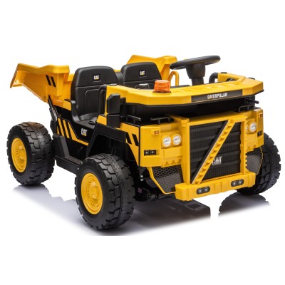 Camion Ribaltabile Elettrico per Bambini 2 Posti 24V CAT Caterpillar