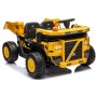 Camion Elettrico per Bambini 2 Posti 24V CAT Caterpillar – Camion da cantiere con Cassone Ribaltabile MT-904