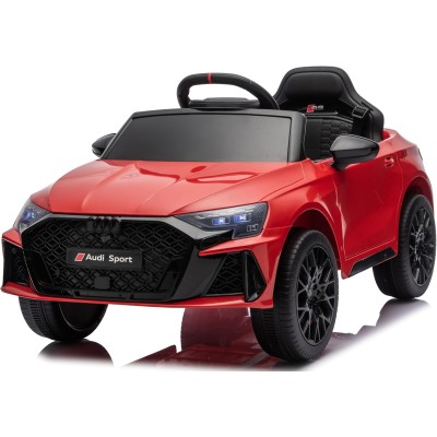 Auto Elettrica per Bambini Audi RS3 12V con Licenza Ufficiale Telecomando Cintura a 3 Punti Luci LED MP3