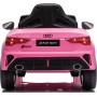 Auto Elettrica per Bambini Audi RS3 12V con Licenza Ufficiale Telecomando Cintura a 3 Punti Luci LED MP3