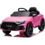 Auto Elettrica per Bambini Audi RS3 12V con Licenza Ufficiale Telecomando Cintura a 3 Punti Luci LED MP3