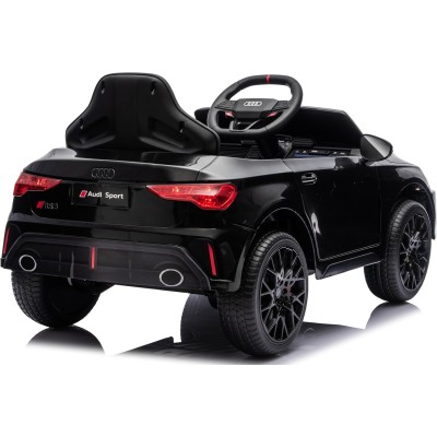 Auto Elettrica per Bambini Audi RS3 12V con Licenza Ufficiale Telecomando Cintura a 3 Punti Luci LED MP3
