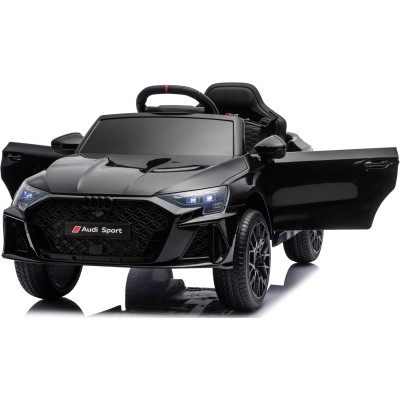 Auto Elettrica per Bambini Audi RS3 12V con Licenza Ufficiale Telecomando Cintura a 3 Punti Luci LED MP3