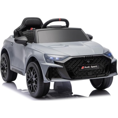 Auto Elettrica per Bambini Audi RS3 12V con Licenza Ufficiale Telecomando Cintura a 3 Punti Luci LED MP3