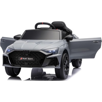 Auto Elettrica per Bambini Audi RS3 12V con Licenza Ufficiale Telecomando Cintura a 3 Punti Luci LED MP3