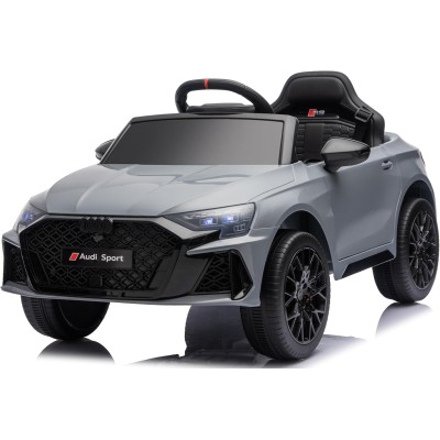 Auto Elettrica per Bambini Audi RS3 12V con Licenza Ufficiale Telecomando Cintura a 3 Punti Luci LED MP3