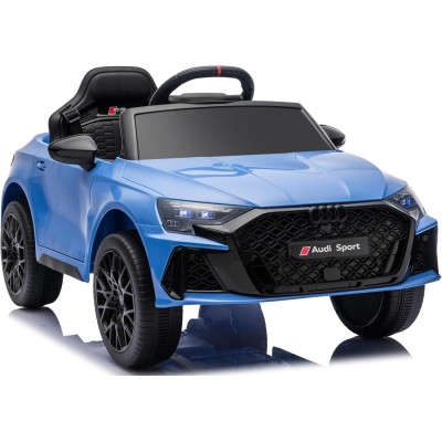 Auto Elettrica per Bambini Audi RS3 12V con Licenza Ufficiale Telecomando Cintura a 3 Punti Luci LED MP3