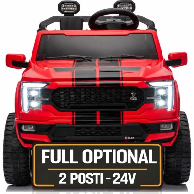 Nuovo Ford F150 Raptor 24V Auto Elettrica Macchina per Bambini Maxi Fuoristrada 2 Posti con Telecomando