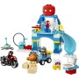 LEGO DUPLO Spidey e i Suoi Fantastici Amici 10464 Marvel Webquarters del Team Spidey con 3 Personaggi e Moto