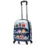 MonTravel Set Trolley per Bambini 2 Pezzi Valigia Rigida e Zainetto Bagaglio a Mano con Ruote Girevoli MT-024 Traffic