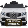 Macchina Elettrica per Bambini 12V Mercedes GLC 63S con Ruote in Gomma Telecomando