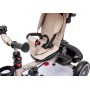 Triciclo Explorer Evolutivo da 12 mesi a 5 anni Reclinabile 4 in 1 fino a 25 kg Sedile Girevole con Ruote in Gomma Eva