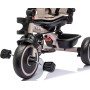 Triciclo Explorer Evolutivo da 12 mesi a 5 anni Reclinabile 4 in 1 fino a 25 kg Sedile Girevole con Ruote in Gomma Eva