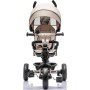 Triciclo Explorer Evolutivo da 12 mesi a 5 anni Reclinabile 4 in 1 fino a 25 kg Sedile Girevole con Ruote in Gomma Eva