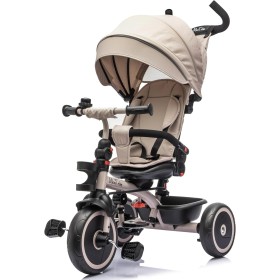 Triciclo Explorer Evolutivo da 12 mesi a 5 anni Reclinabile 4 in 1 fino a 25 kg Sedile Girevole con Ruote in Gomma Eva