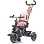 Triciclo Explorer Evolutivo da 12 mesi a 5 anni Reclinabile 4 in 1 fino a 25 kg Sedile Girevole con Ruote in Gomma Eva