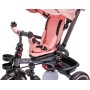 Triciclo Explorer Evolutivo da 12 mesi a 5 anni Reclinabile 4 in 1 fino a 25 kg Sedile Girevole con Ruote in Gomma Eva