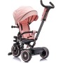 Triciclo Explorer Evolutivo da 12 mesi a 5 anni Reclinabile 4 in 1 fino a 25 kg Sedile Girevole con Ruote in Gomma Eva