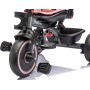 Triciclo Explorer Evolutivo da 12 mesi a 5 anni Reclinabile 4 in 1 fino a 25 kg Sedile Girevole con Ruote in Gomma Eva