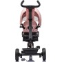 Triciclo Explorer Evolutivo da 12 mesi a 5 anni Reclinabile 4 in 1 fino a 25 kg Sedile Girevole con Ruote in Gomma Eva