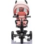 Triciclo Explorer Evolutivo da 12 mesi a 5 anni Reclinabile 4 in 1 fino a 25 kg Sedile Girevole con Ruote in Gomma Eva