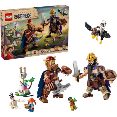 LEGO ONE PIECE 75644 Dori Contro Brogi Giganti di Little Garden con 2 Action Figure e 5 Minifigure