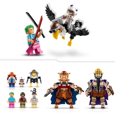 LEGO ONE PIECE 75644 Dori Contro Brogi Giganti di Little Garden con 2 Action Figure e 5 Minifigure
