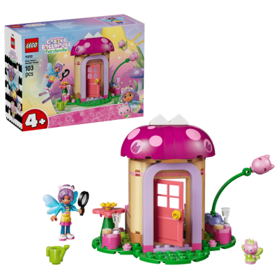 Lego Gabby's Dollhouse 11212 La casa in giardino di Gattina Fatina con minifigura di Gabby e Gattina Fatina e tanti accessori